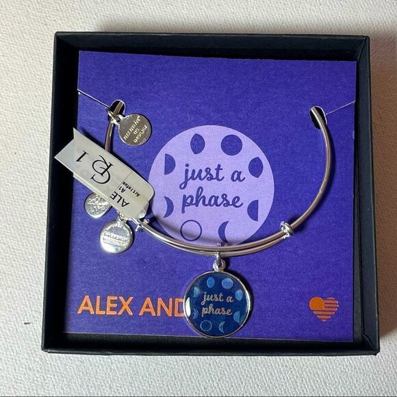 Alex & Ani Just a Phase bracelet NIB - Picture 1 of 6